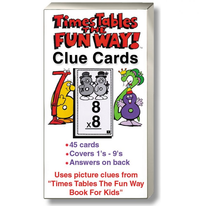 Times Tables the Fun Way Clue Cards City Creek Press Inc